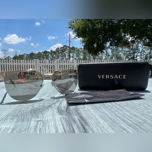 Versace Mirrored Sunglasses